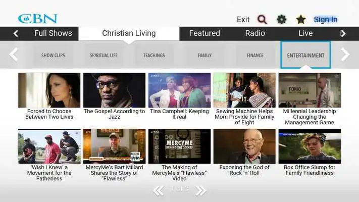 Play Watch CBN for Android TV