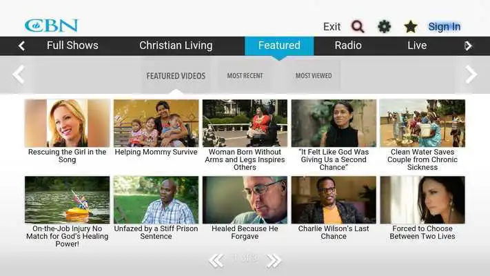 Play Watch CBN for Android TV