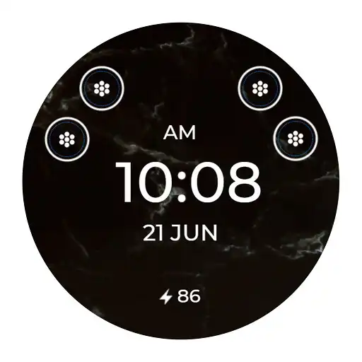 Play Watchface Black Marble Watch APK