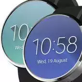 Free play online Watch Face Flat APK