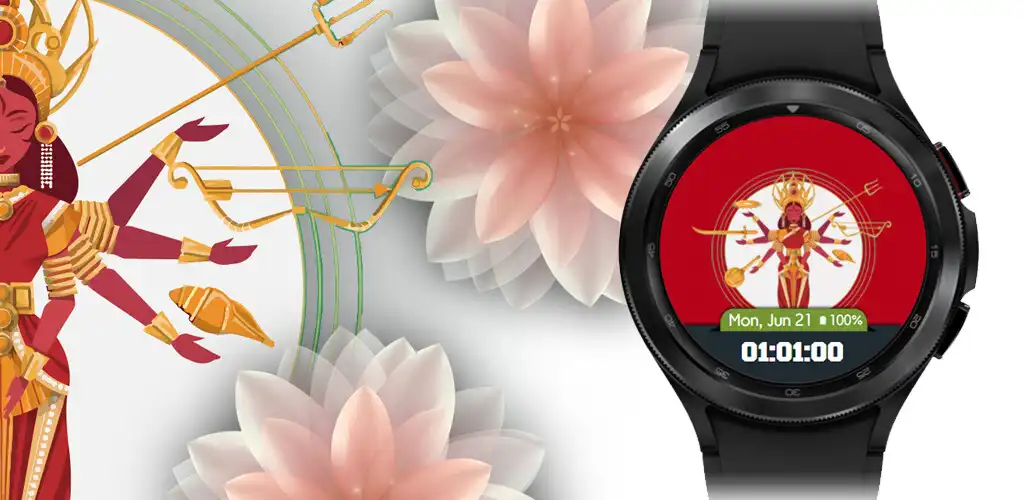 Play Watch Face Indian God Animated  and enjoy Watch Face Indian God Animated with UptoPlay