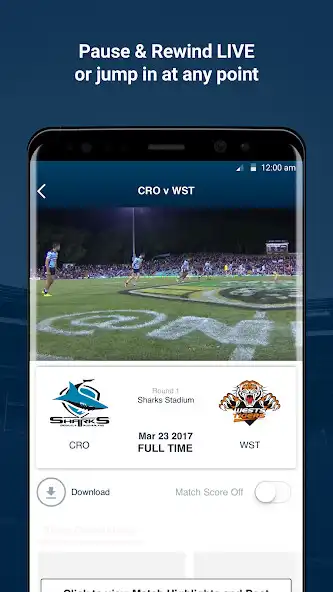 Play Watch NRL as an online game Watch NRL with UptoPlay