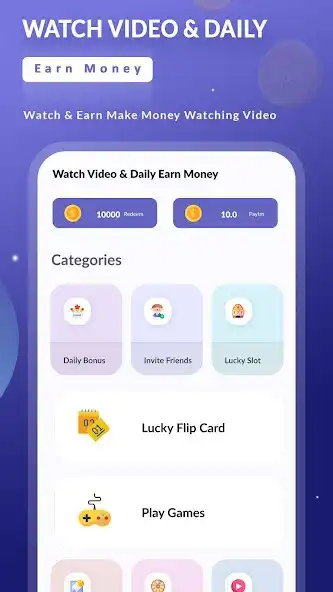 Play Watch Video Daily Earn Money  and enjoy Watch Video Daily Earn Money with UptoPlay