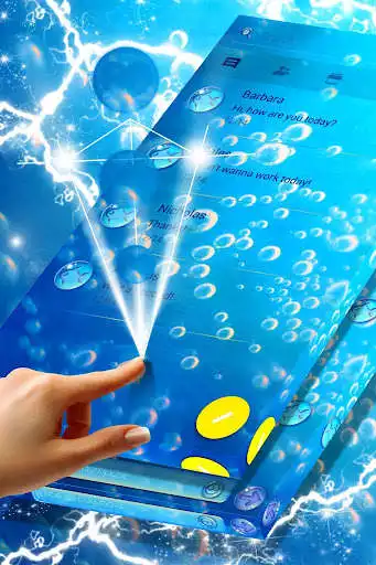 Play Water Bubbles SMS Theme