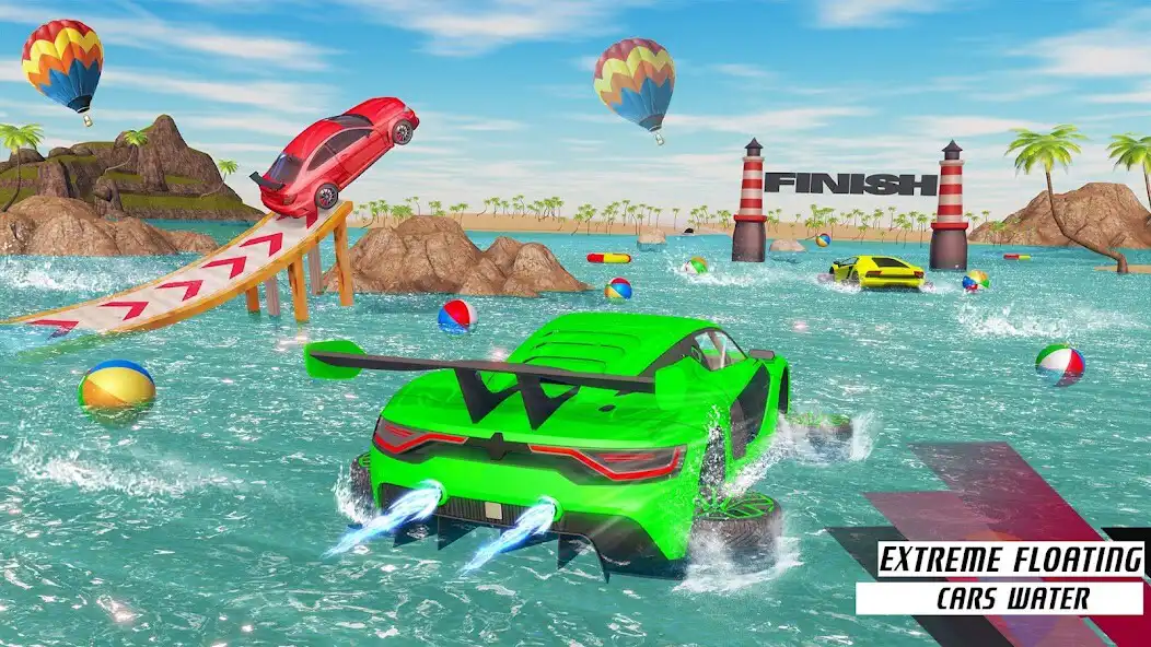 Play water car surfer racing stunts  and enjoy water car surfer racing stunts with UptoPlay