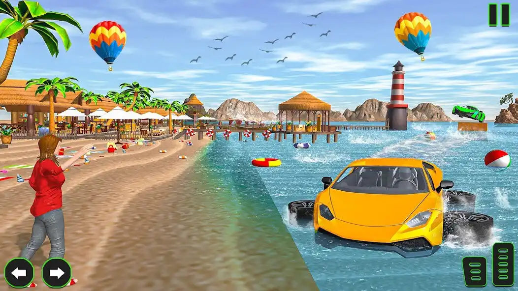 Play water car surfer racing stunts as an online game water car surfer racing stunts with UptoPlay