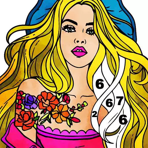 Free play online WaterColor Paint by Number - Adult Coloring Book APK