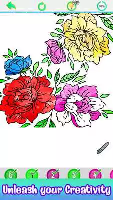 Play WaterColor Paint by Number - Adult Coloring Book