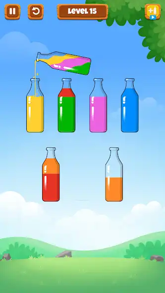Play Water Color Puzzle – Sort Game as an online game Water Color Puzzle – Sort Game with UptoPlay