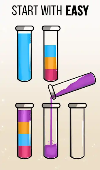 Play Water Color Sort Puzzle - Perf as an online game Water Color Sort Puzzle - Perf with UptoPlay