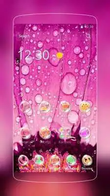 Play Water drips flower pink