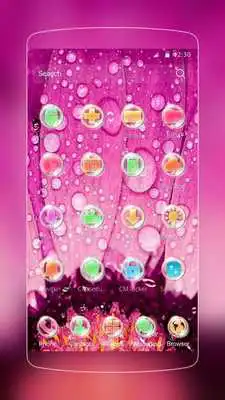 Play Water drips flower pink