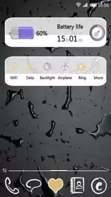 Play Water Drop 91 Launcher Theme