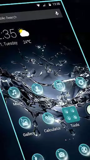 Play Water Drop APUS Launcher Theme as an online game Water Drop APUS Launcher Theme with UptoPlay