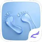 Free play online Water Drop Footprint Theme APK
