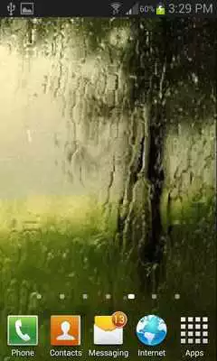 Play Water Drop Glass LWP