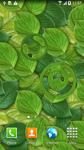 Play water drop live wallpaper