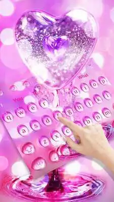 Play Waterdrop Love Keyboard Theme Play Waterdrop Love Keyboard Theme