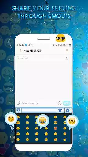 Play Water Drops Keyboard: Water Effects Themes Emojis as an online game Water Drops Keyboard: Water Effects Themes Emojis with UptoPlay