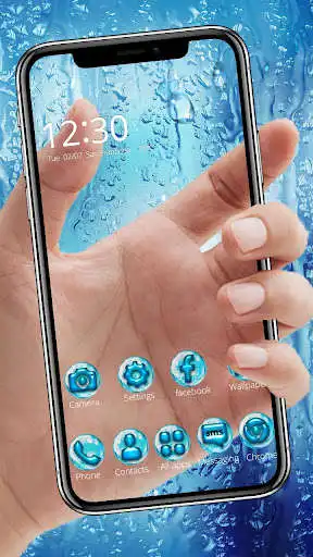 Play Water Drops Themes HD Wallpapers 3D icons as an online game Water Drops Themes HD Wallpapers 3D icons with UptoPlay