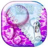 Free play online Water Drops Zip Lock Screen APK