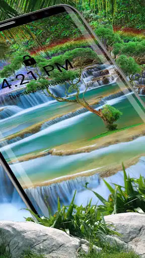 Play Waterfall and Rainbow APUS Live Wallpaper  and enjoy Waterfall and Rainbow APUS Live Wallpaper with UptoPlay