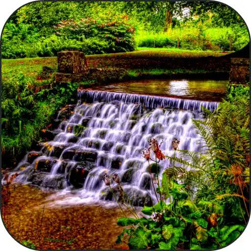 Free play online Waterfall Cascade HD Wallpaper APK