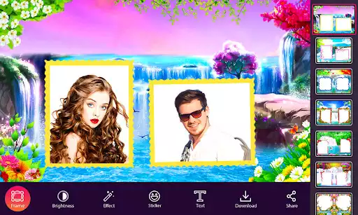 Play Waterfall Dual Photo Frame