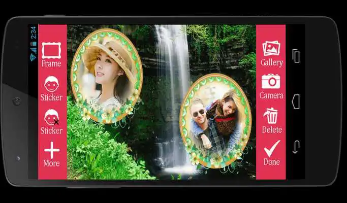 Play Waterfall Dual Photo Frame