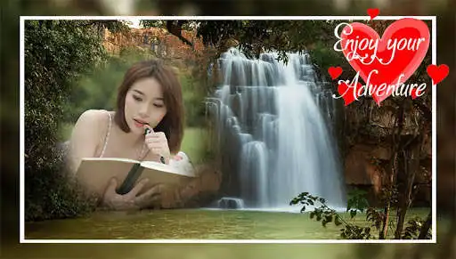 Play Waterfall Frame and photo editor  and enjoy Waterfall Frame and photo editor with UptoPlay