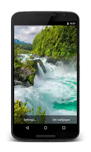 Play Waterfall HD Live wallpaper
