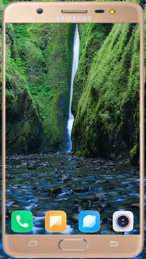 Play Waterfall HD Wallpaper Play Waterfall HD Wallpaper