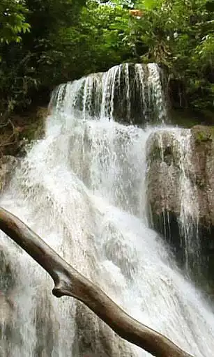 Play Waterfall in greenery as an online game Waterfall in greenery with UptoPlay