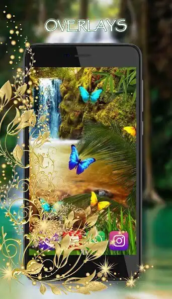 Play Waterfall Jungle LWP as an online game Waterfall Jungle LWP with UptoPlay