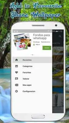Play Waterfall live wallpaper real