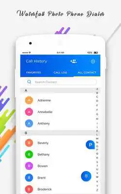 Play Waterfall Photo Phone Dialer Play Waterfall Photo Phone Dialer