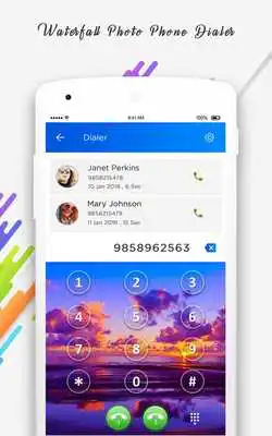 Play Waterfall Photo Phone Dialer Play Waterfall Photo Phone Dialer