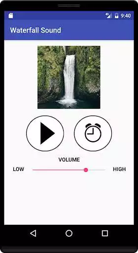 Play Waterfall Sound as an online game Waterfall Sound with UptoPlay