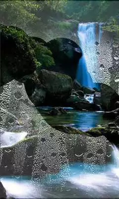 Play Waterfalls Sounds live wallpaper