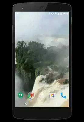 Play Waterfall Video Live Wallpaper