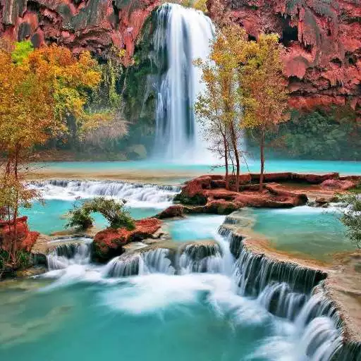 Run free android online Waterfall Wallpaper HD APK