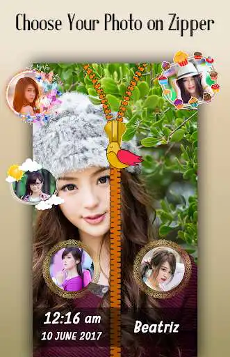 Play Waterfall Zipper Lock Screen as an online game Waterfall Zipper Lock Screen with UptoPlay