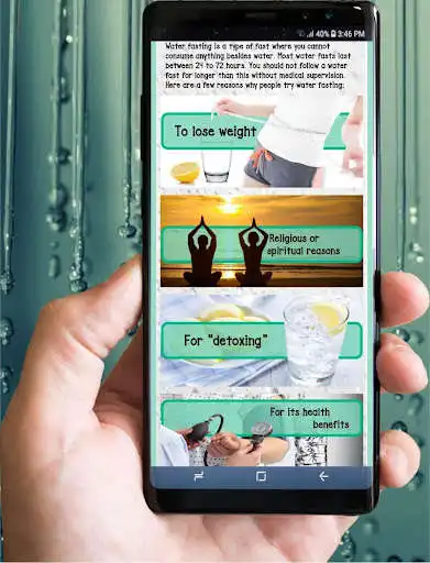 Play Water Fasting Diet Plan as an online game Water Fasting Diet Plan with UptoPlay