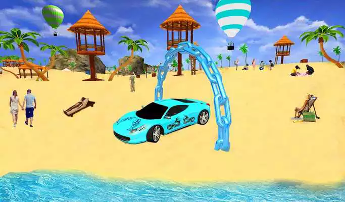 Play Water Floating Car Race