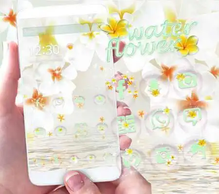 Play Water Flower in Dew Theme