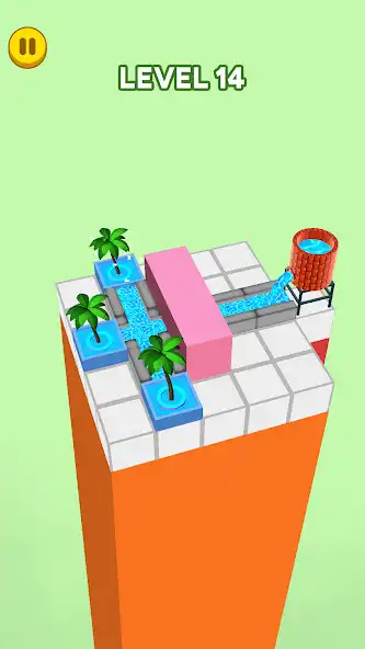 Play Water Flow Puzzle 3D as an online game Water Flow Puzzle 3D with UptoPlay