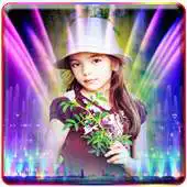 Free play online Water Fountain Frame Photo APK