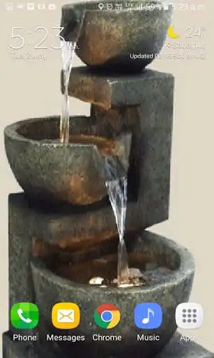 Play Water Fountain Live Wallpaper as an online game Water Fountain Live Wallpaper with UptoPlay