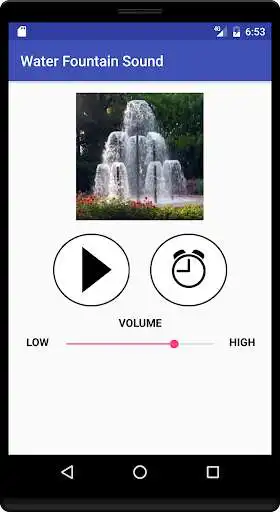 Play Water Fountain Sound
