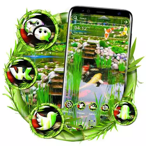 Play Water Garden Theme Launcher APK